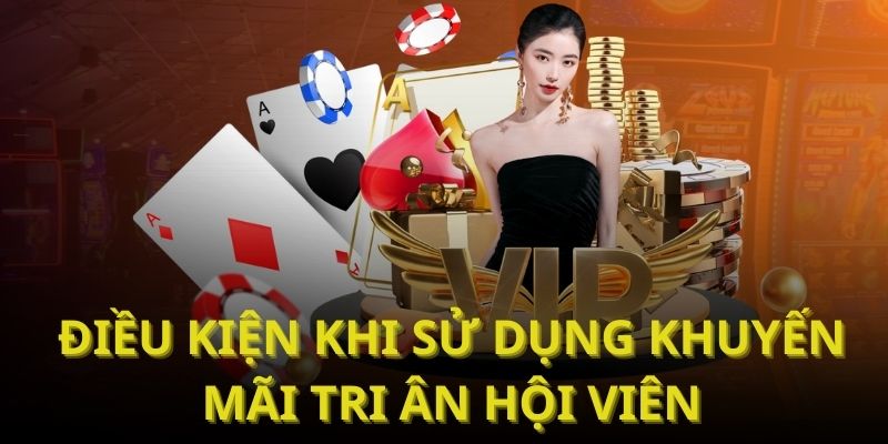 Điều kiện quan trọng cần chú ý khi sử dụng khuyến mãi tri ân hội viên